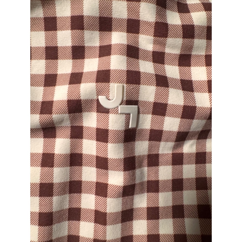 JoyLab Brown Gingham Low-Rise 3" Inseam Moisture Wicking Athletic Shorts Large - Picture 12 of 12